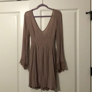 Long Sleeved Evening Dress